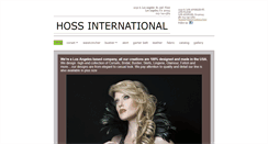 Desktop Screenshot of hossinternational.com